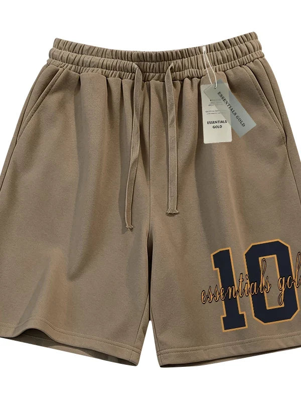 ESSENTIALS Varsity Number Fleece Shorts