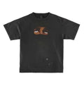 Saint Michael Eyes Close-Up Graphic Vintage T-Shirt - Black