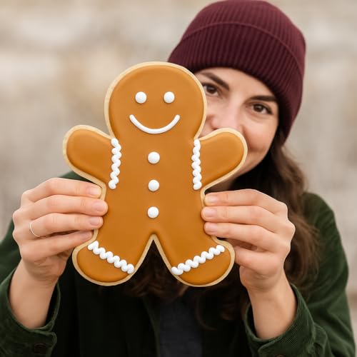XL Gingerbread Man Cookie Cutter 8.5 in Stainless Steel E1334