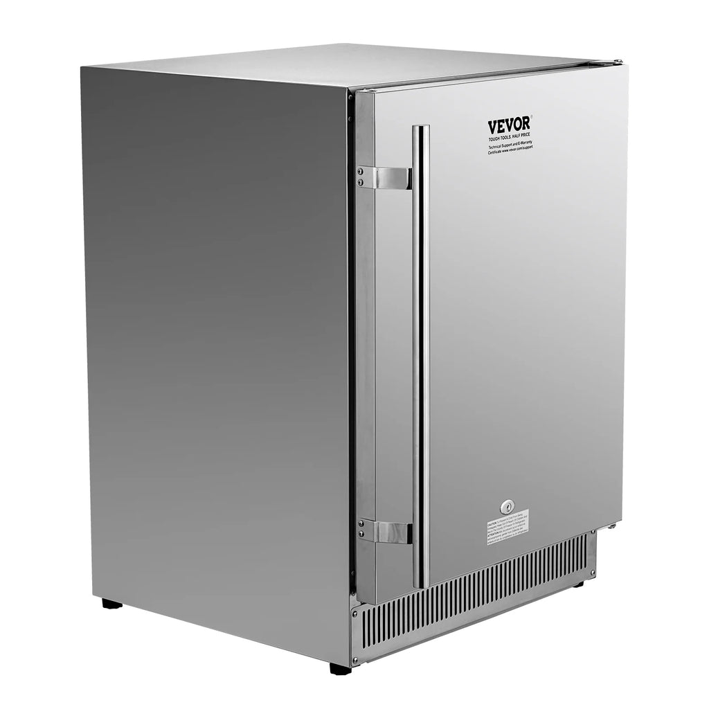24 Outdoor Beverage Refrigerator 185QT Stainless Steel B279363