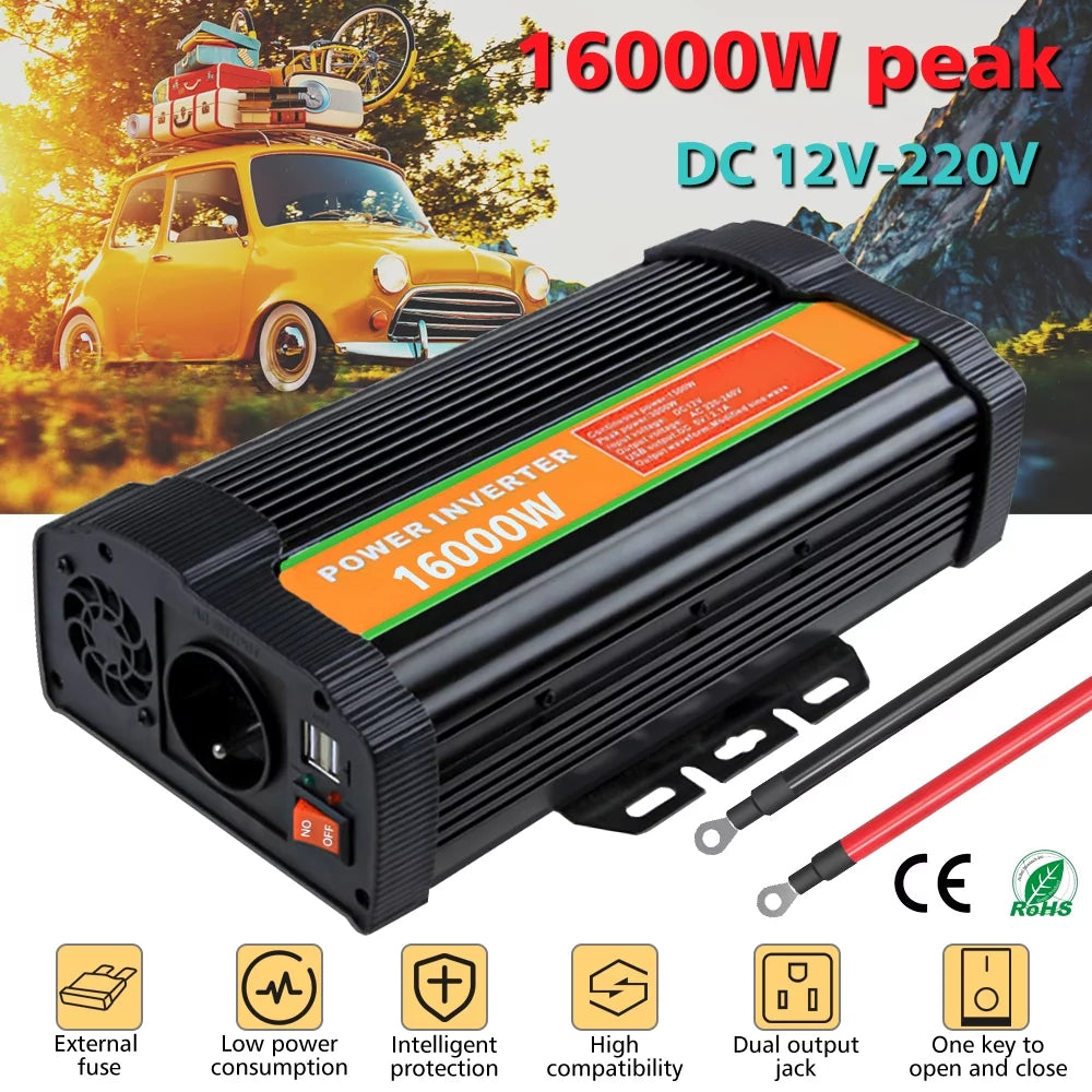 16000 Watts Power Inverter Converter DC 12V to AC 110V U569220