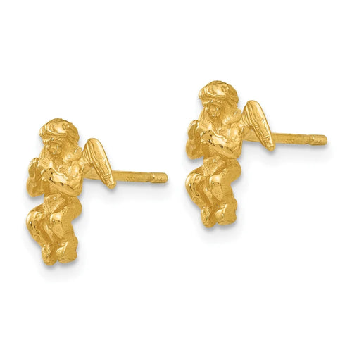 14 Karat Yellow Gold Angel Earrings N147756