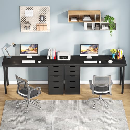 47 inches Computer Desk with 5 Drawers J280