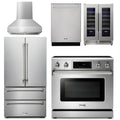 36 Electric Range, Range Hood, Refrigerator, Dishwasher, Wine Cooler H857