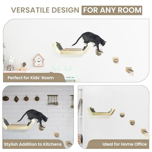 Wall Mounted Cat Furniture Set of 3 G438