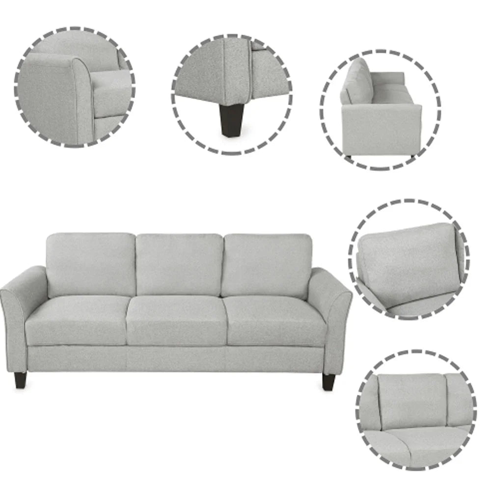 Light Gray Chair and 3-seat Sofa N5227