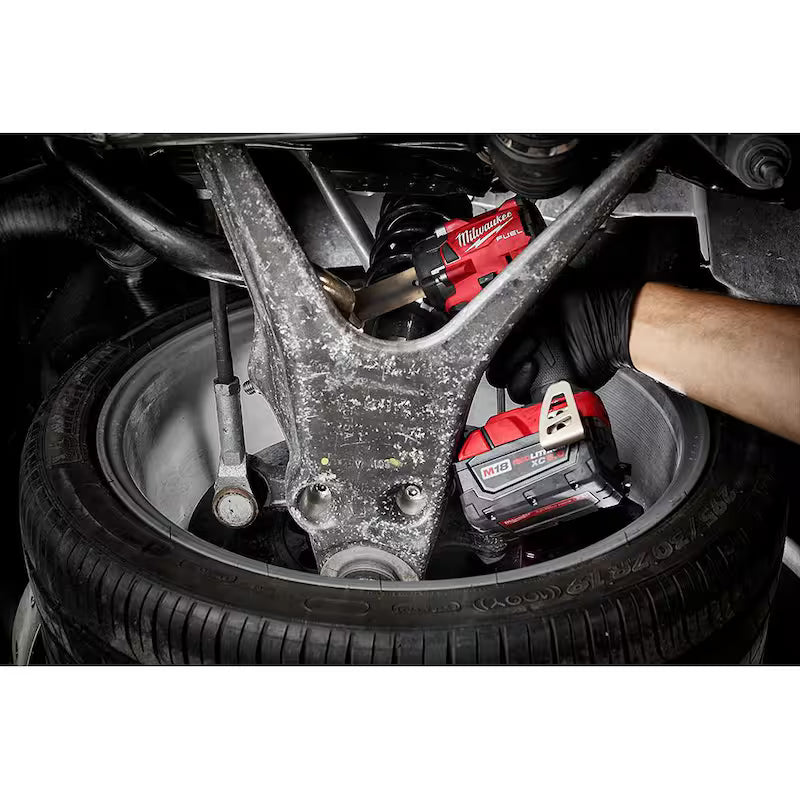 18V Lithium-Ion Brushless Cordless Grinder & 3/8 in. Impact Wrench Combo Kit V9773