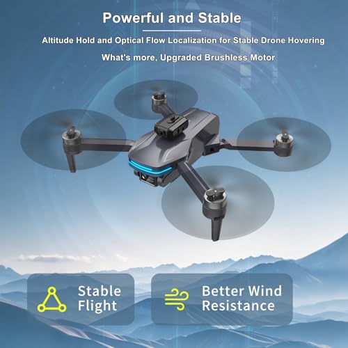 Remote Control FPV Drone with 1080P Camera, Foldable Quadcopter with Carrying Case O6032