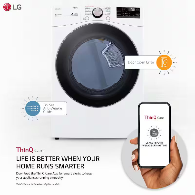 7.4 Cu. Ft. Vented Gas Dryer in White V1887
