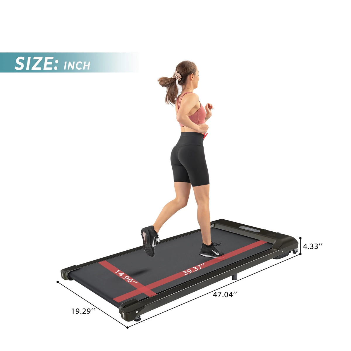 2-in-1 Under Desk Treadmill Walking Pad 2.5HP Z592821
