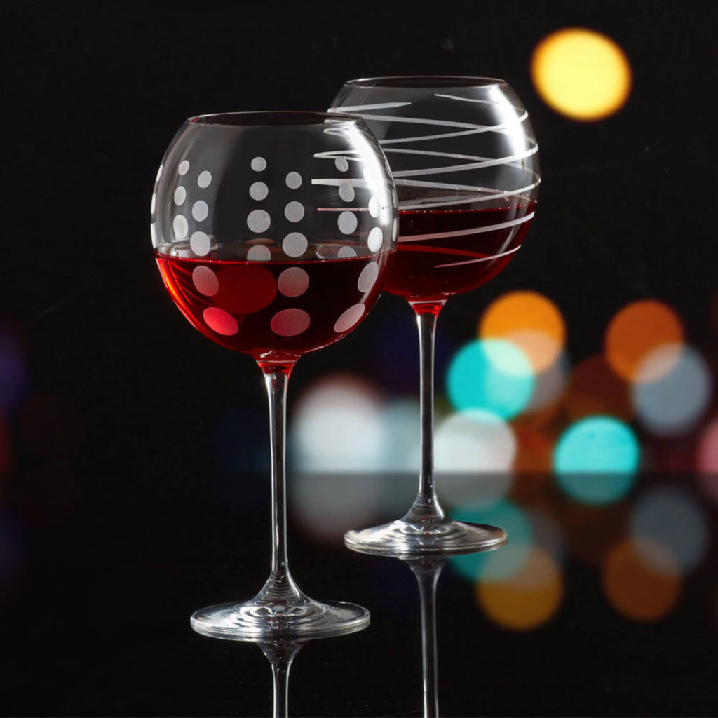 24.5 Ounce Balloon Goblet Glasses Service for 4 N669915