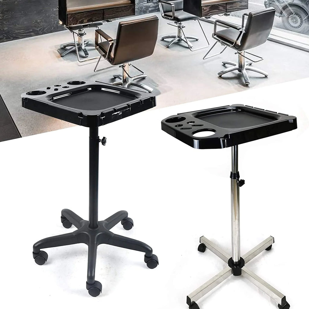 Black Adjustable Height Storage Cart Q37769