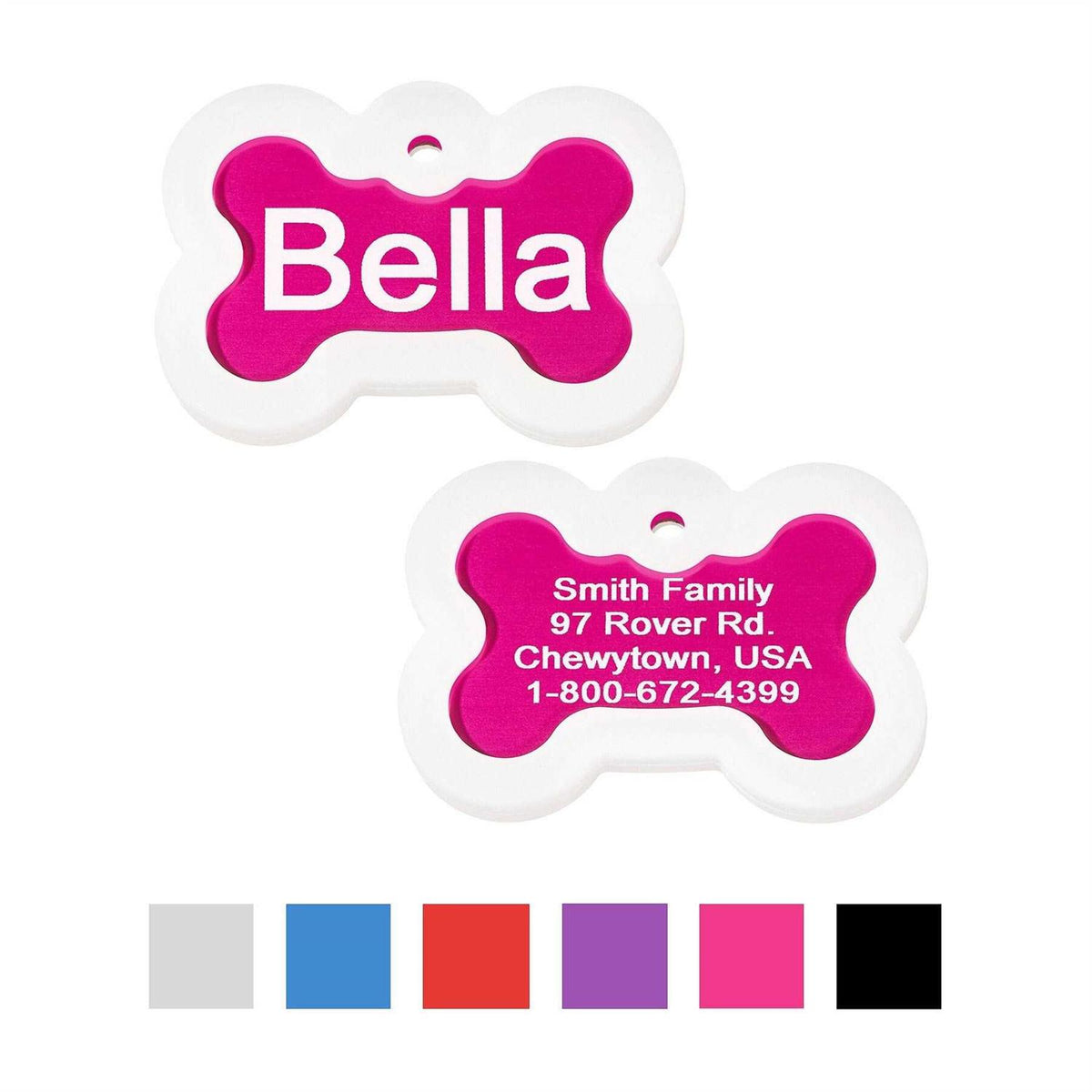 Anodized Aluminum Dog ID Tag F32005