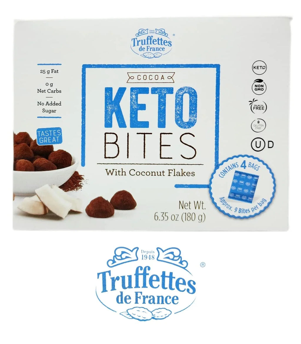 Gluten Free Coconut and Cocoa Truffles 8 Snack Bags F4857
