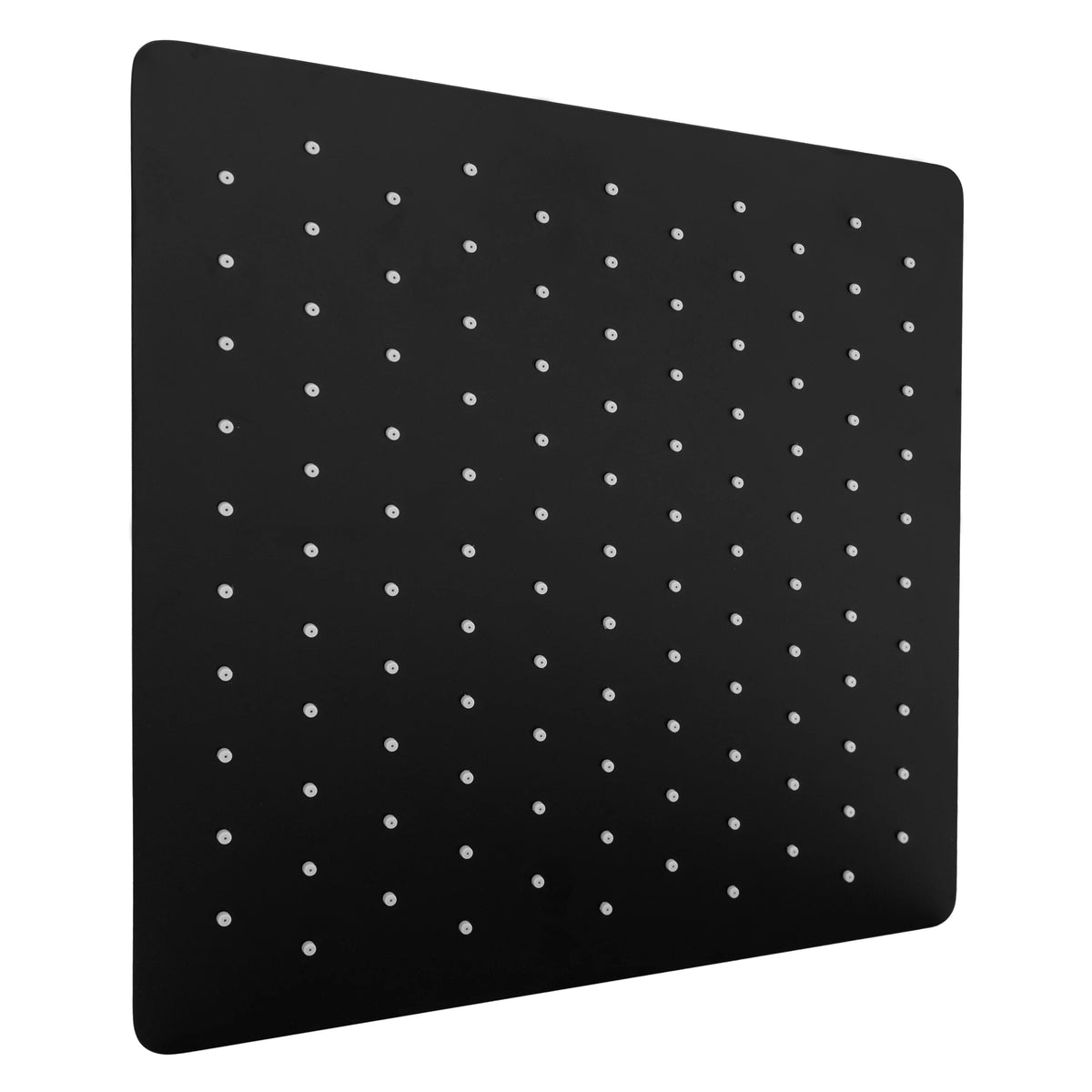 16 Inch Matte Black Shower Head W117