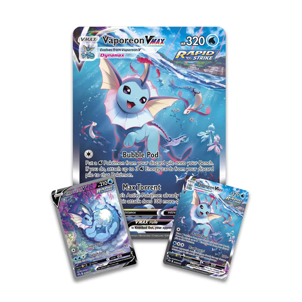 Pokemon Eevee Evolutions Vaporeon VMAX Premium Collection C604443