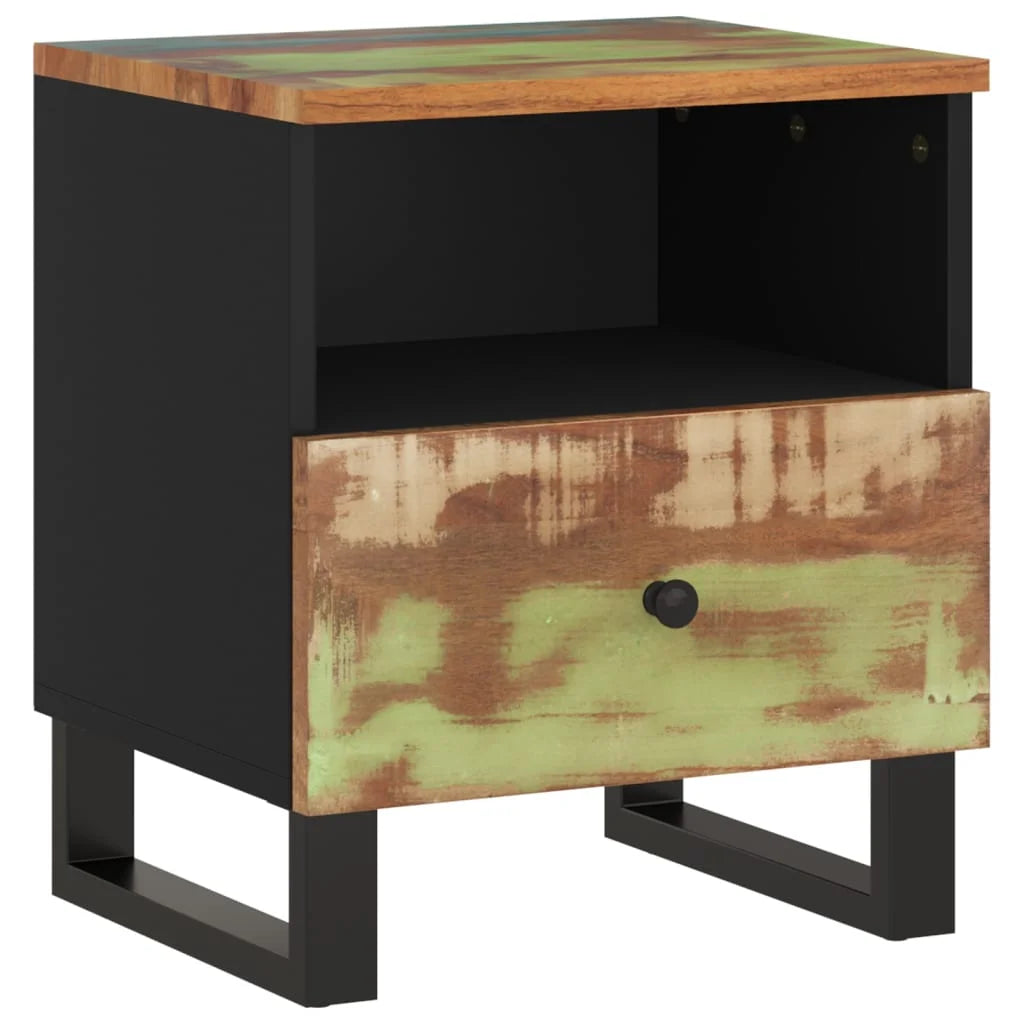 Solid Wood Bedside Cabinet J797889