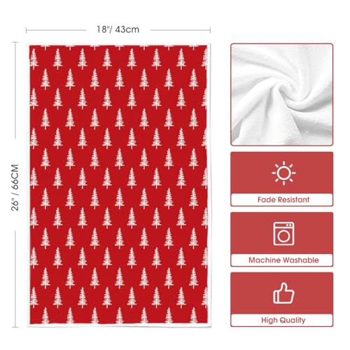Beige Christmas Kitchen Dish Towels Set of 2 M6339