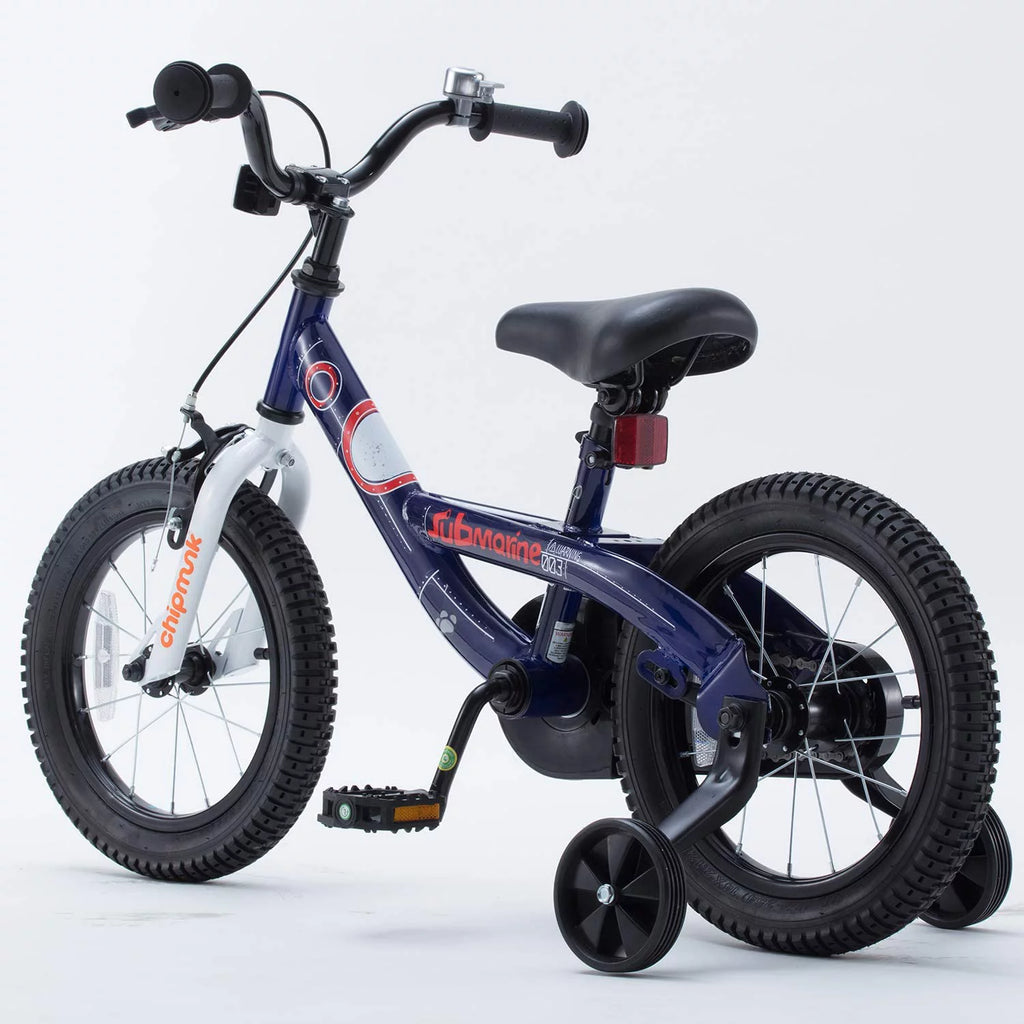 18 In Blue Steel Bike with Kickstand L86677