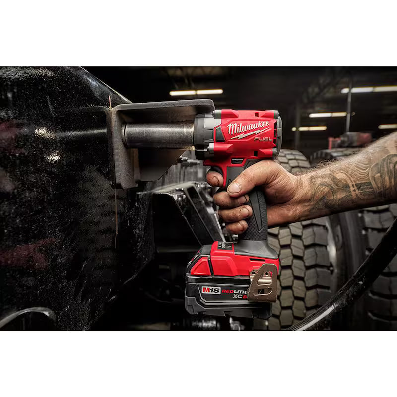 18V Lithium-Ion Brushless Cordless Grinder & 3/8 in. Impact Wrench Combo Kit V9773