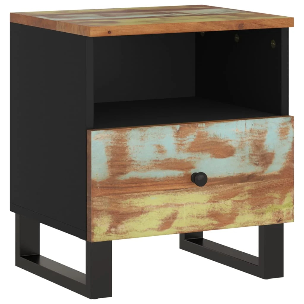 Solid Wood Bedside Cabinet J797889