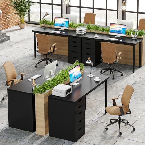47 inches Computer Desk with 5 Drawers J280
