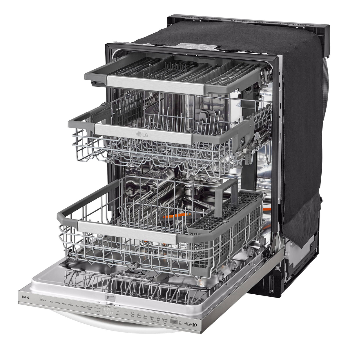 24 In. Stainless Steel Built-In Smart Steam Dishwasher W1628