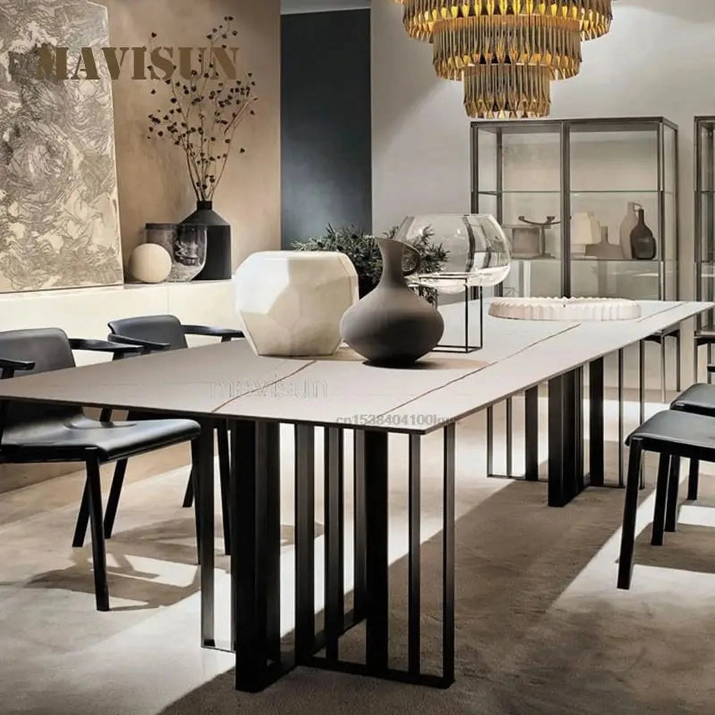 Marble Board Dining Table Set N111185