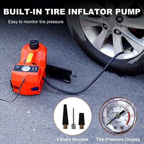 5 Ton Electric Hydraulic Car Jack Kit with LED Light N5381