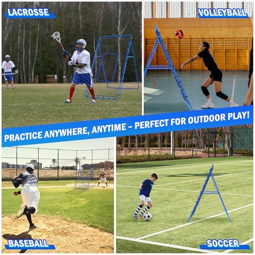 Lacrosse Rebound Net with Target Strike Zone L14728