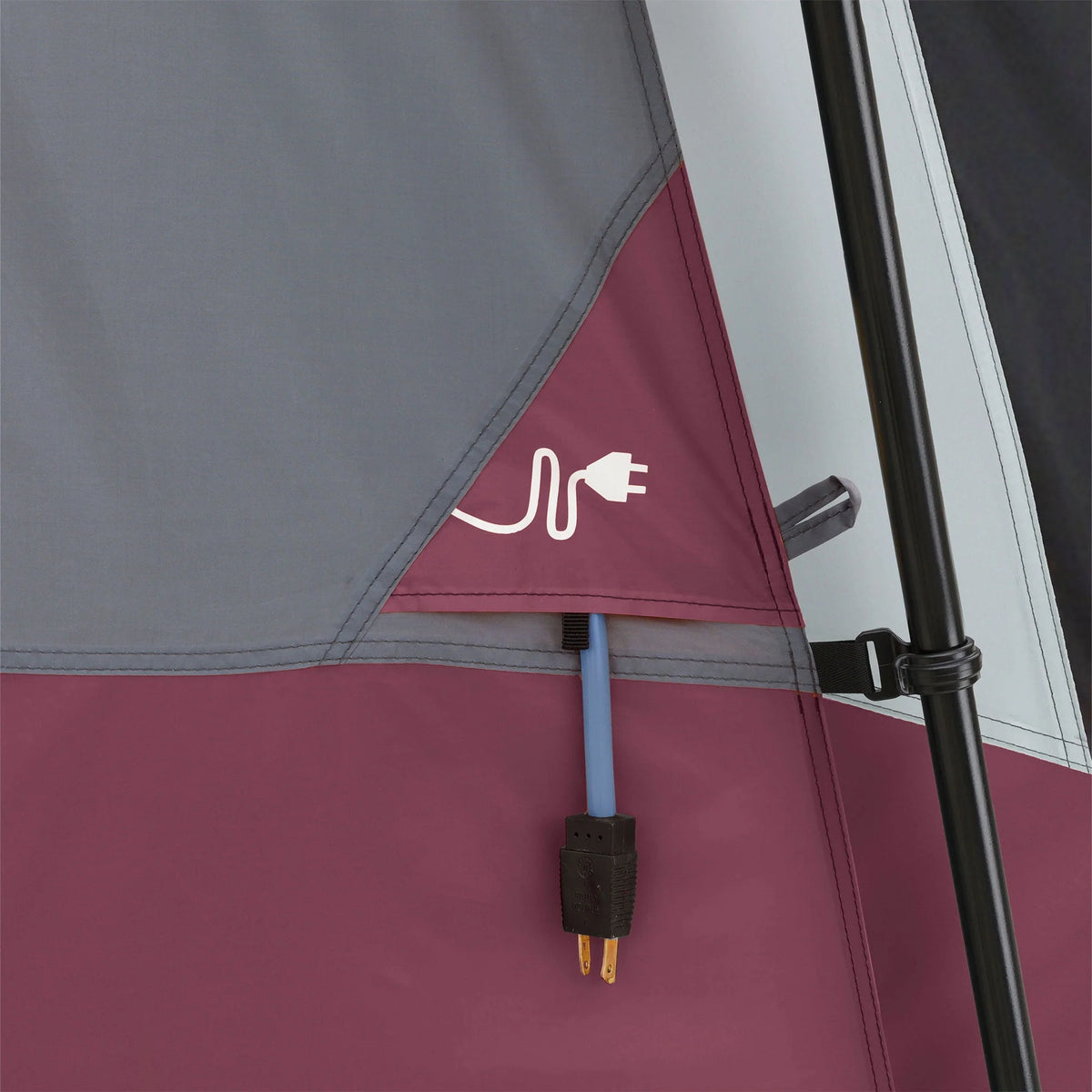 11-Person Camping Cabin Tent with Screen Room, Red X561