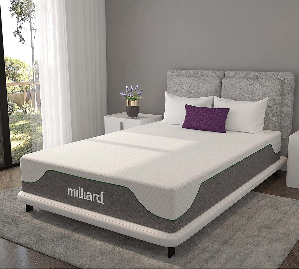 10 inch Firm Memory Foam Mattress Queen D426344