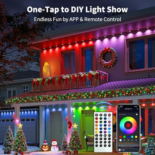200FT Outdoor Lights with 100 LEDs, IP67 Waterproof T191917