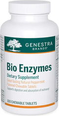 Chewable Digestive Enzymes Tablets Peppermint Flavor 100 Tablets Z15862