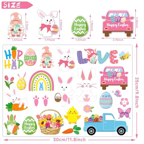 50 PCS Reusable Winter Gel Window Clings K52081
