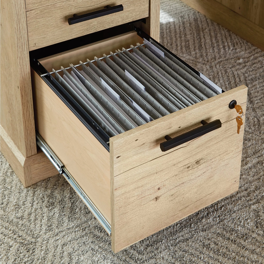 60" Engineered Wood Double Pedestal Desk I445803