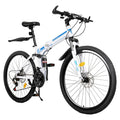 26 Inch 21 Speed Folding Mountain Bike W506969