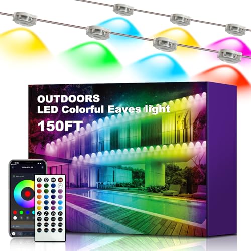 200FT Outdoor Lights with 100 LEDs, IP67 Waterproof T191917