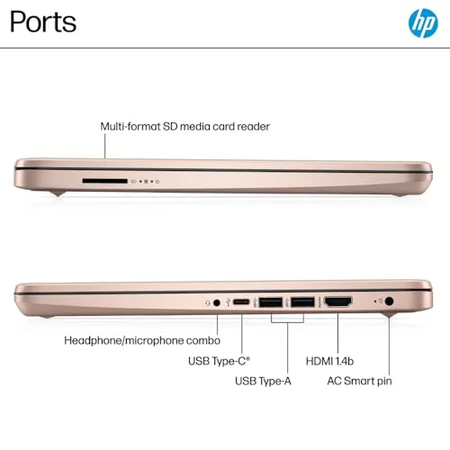 14 Ultrabook Intel 4-Core CPU 32GB RAM 1.6TB Storage Rose Gold Win 11 S2975