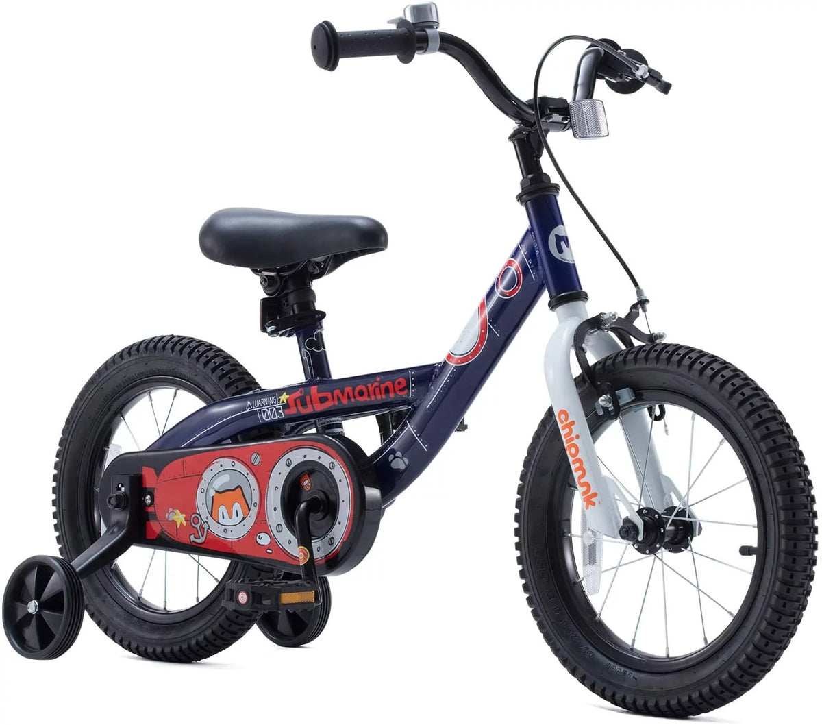 18 In Blue Steel Bike with Kickstand L86677