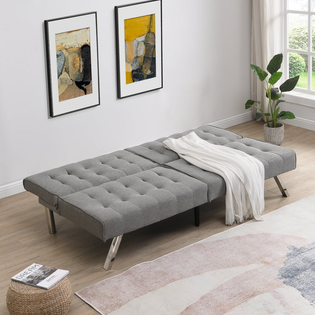 Gray Fabric Sofa Bed O5213