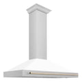 48 in. 400 CFM Ducted Wall Mount Range Hood in Stainless Steel L297992