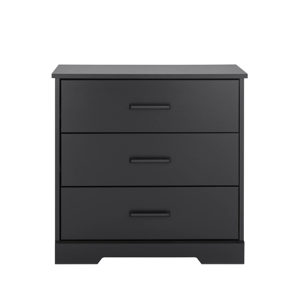 Black 3 Drawer Nightstand Bedside Table L97247