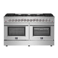 60 In. Dual Fuel Range in Stainless Steel M67012