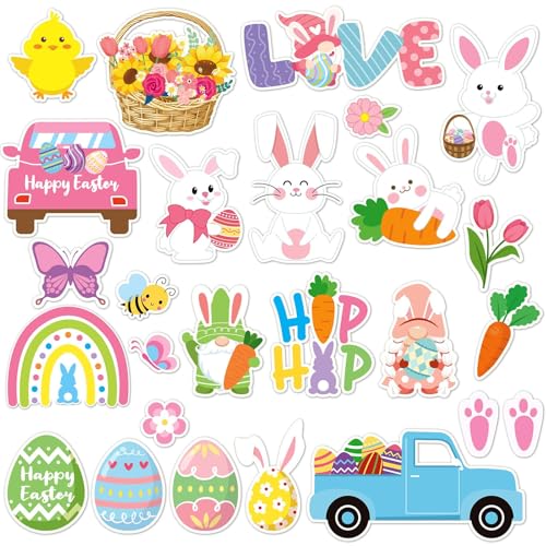50 PCS Reusable Winter Gel Window Clings K52081
