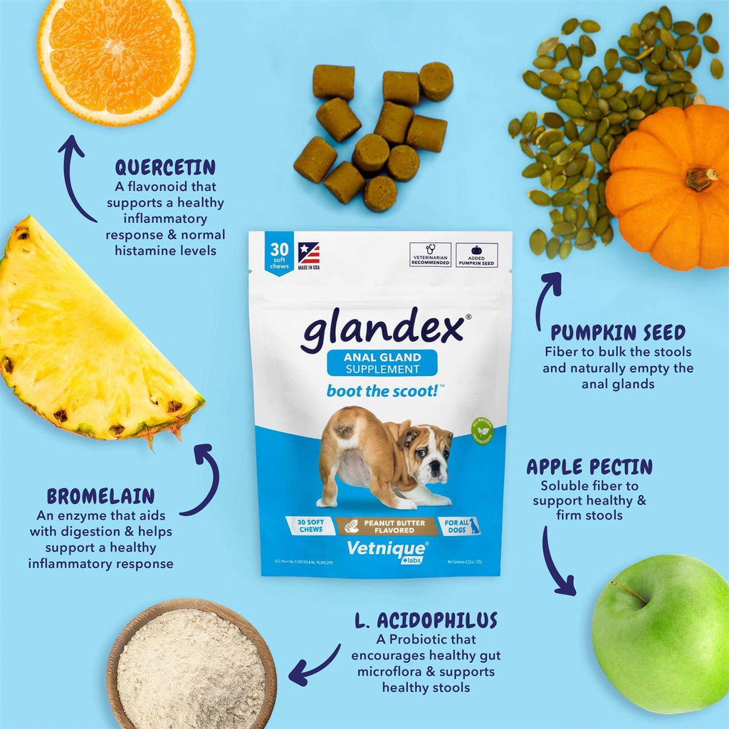 Anal Gland Soft Chews Supplement for Dogs E272
