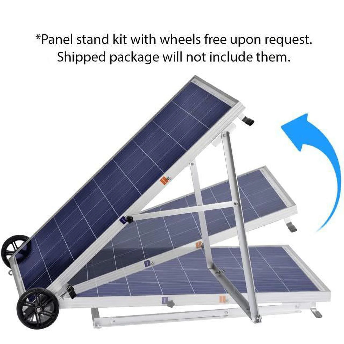 3600W Solar & Wind Powered Pure Sine Wave Off-Grid Generator with 2pcs 100W Solar Panel L483