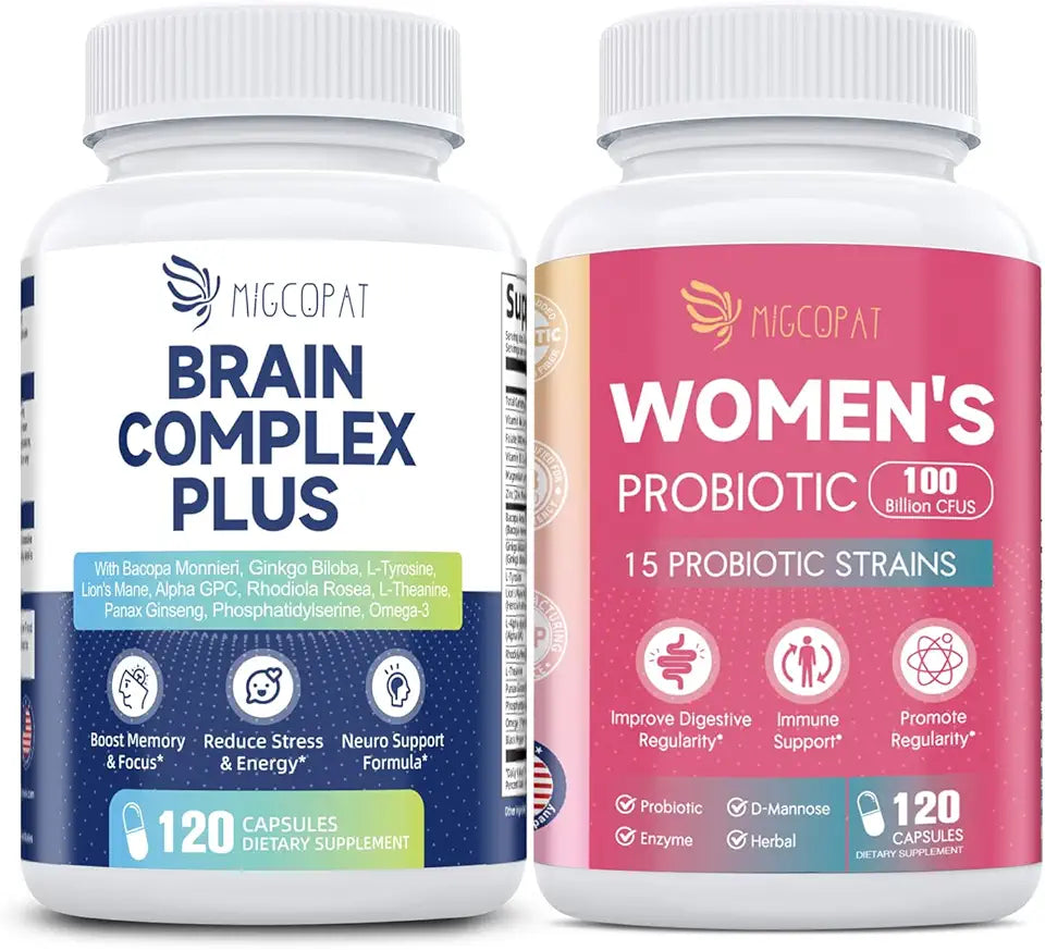 Womens Probiotic & Brain Supplements Z73343