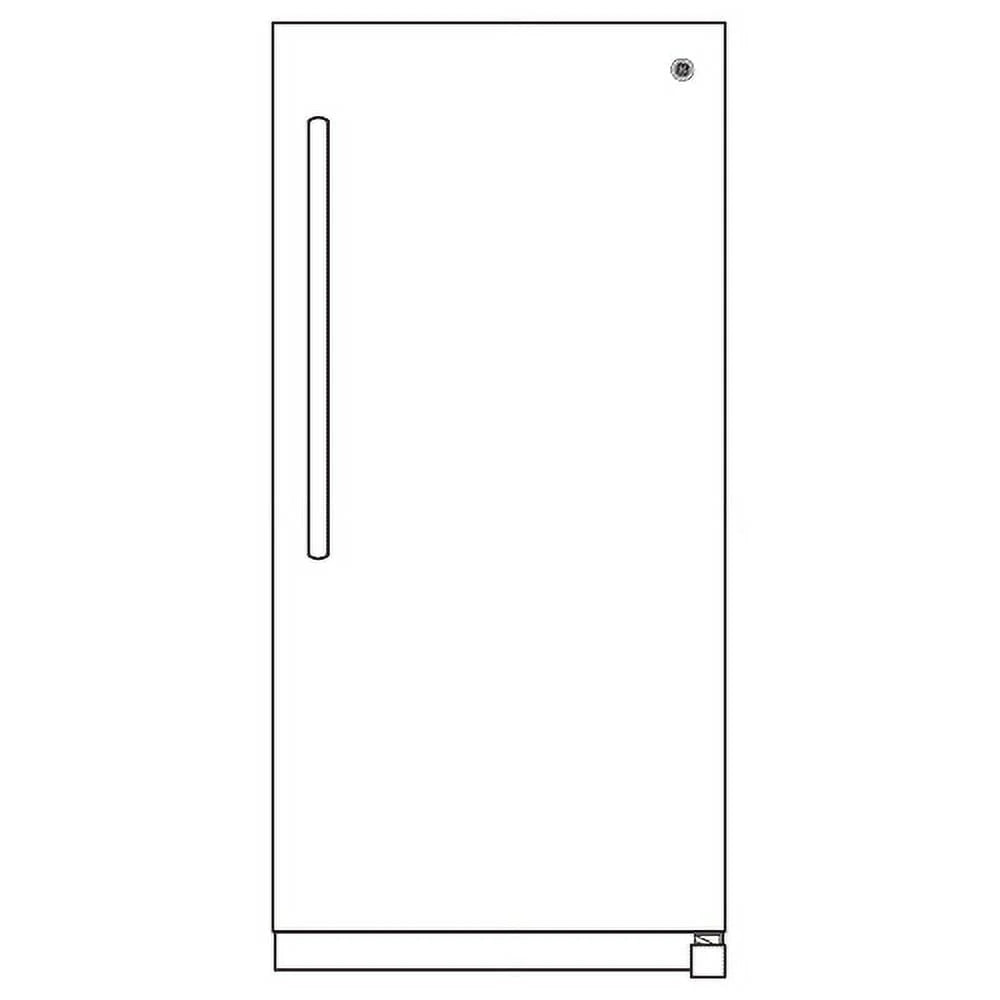 White Upright Freezer U312
