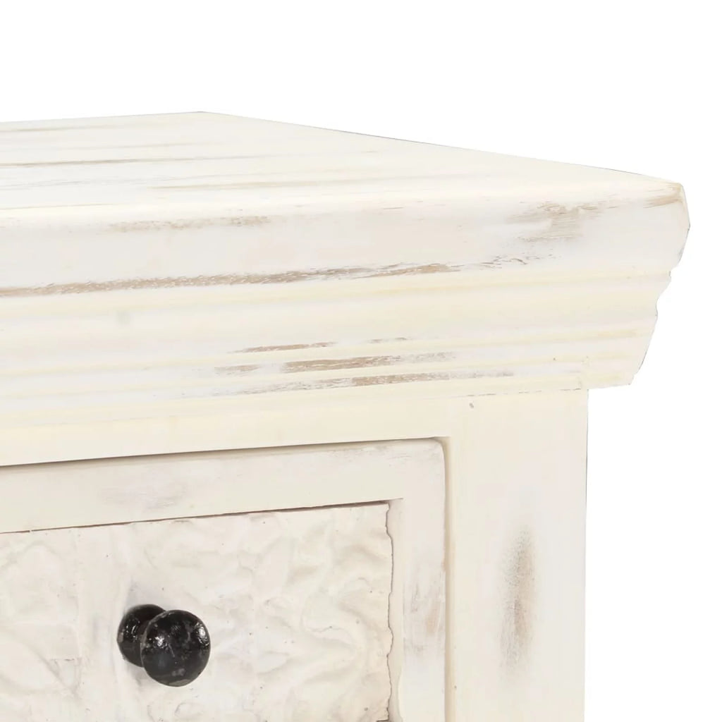 Mango Wood Storage Cabinet with 2 Drawers and 2 Doors W548512